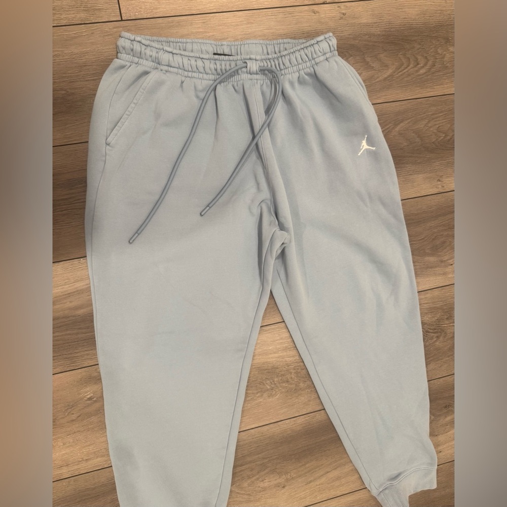 Men's Nike Jordan Brooklyn Blue Jogger Pants - Picture 9 of 9